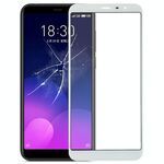 Per Meizu M6T Obiettivo di vetro esterno dello schermo anteriore (bianco)