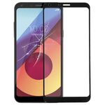 Lente in vetro esterno per schermo anteriore per LG Q6 / Q6 + LG-M700 M700 M700A US700 M700H M703 M700Y (nero)