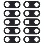 Copriobiettivo per fotocamera posteriore da 10 PC per Nokia 3 (nero)