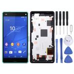 Schermo LCD OEM per Sony Xperia Z3 Mini Compact Digitizer Assemblaggio completo con cornice (verde)