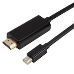 Cavo convertitore da Mini DP a 1080P HD HDMI, lunghezza cavo: 1,8 m