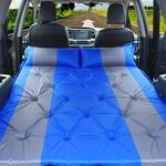Gonfiabile Automatico SUV Auto Gonfiabile Letto Auto da viaggio Materasso ad aria per esterni Letto Auto Auto Sorgenti Letto Lettino da viaggio (Blu)