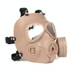 Maschera antigas M04 Uso per maschera antigas da competizione Maschera antigas Wargame (cachi)