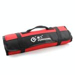 Borsa porta attrezzi portatile multifunzionale Oxford impermeabile da trasporto pieghevole (rossa)