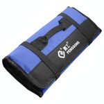 Borsa porta attrezzi portatile multifunzionale Oxford pieghevole per il trasporto di borse a rullo (blu)