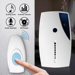 513E Impermeabile LED Campanello per campanello senza fili con telecomando con 36 brani di melodie