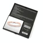 Bilancia elettronica portatile per gioielli in oro con diamanti MH-8015 (0,1 g ~ 500 g), batterie escluse