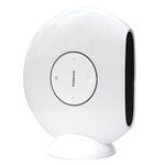 Mini ventilatore invernale da 1000 W Riscaldatore elettrico per uso domestico da tavolo a risparmio energetico, spina americana (bianco)
