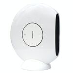 Riscaldatore elettrico invernale da 1000 W Mini radiatore domestico da tavolo a risparmio energetico, spina UK (bianco)