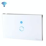 Sonoff Touch 120mm 1 Gang Interruttore a parete con pannello in vetro temperato Interruttore tattile Smart Home, compatibile con Alexa e Google Home, CA 90 V-250 V 400 W 2 A