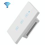 WS-US-03 EWeLink APP e Touch Control 2A 3 Gangs Interruttore a parete intelligente con pannello in vetro temperato, CA 90 V-250 V, spina USA