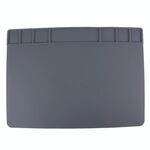 Piattaforma di manutenzione Tappetini isolanti in silicone resistenti al calore per riparazioni ad alta temperatura, dimensioni: 49,5 cm x 34,7 cm (grigio)