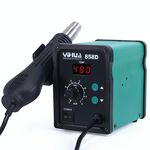 Pistola ad aria calda YIHUA 858D AC 220V con display a LED a temperatura regolabile