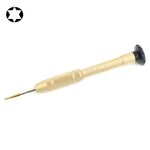 Strumento di riparazione professionale Strumento aperto 25mm T3 Cacciavite a punta esagonale (oro)
