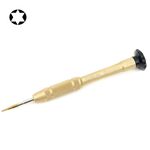 Strumento di riparazione professionale Strumento aperto 25mm T4 Cacciavite a punta esagonale (oro)