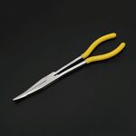 Utensile manuale a pinze a becco d'ago multifunzione da 11 pollici a 25 gradi