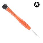 Strumento di riparazione professionale Strumento aperto 0,8 x 30 mm Cacciavite a punta pentacolo (arancione)