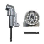 Trapano avvitatore ad angolo retto da 105 gradi Prolunga per trapano elettrico 7mm Adattatore per cacciavite magnetico esagonale (tipo lungo)
