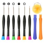 Kit di strumenti aperti per la riparazione di cacciaviti professionali 9 in 1 per iPhone 6 e 6s / iPhone 5 e 5S