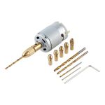 WLXY WL-DIY001 Mini mandrini per trapano elettrico in ottone fai-da-te Set di punte per trapano motore DC-12V