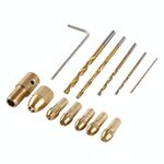 WLXY WL-DIY001 Set di punte da trapano per mini mandrini elettrici in ottone fai da te