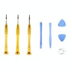 JIAFA JF-658 Set di strumenti di riparazione 8 in 1 per iPhone / Samsung / Xiaomi