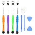 JIAFA JF-8110 Set di strumenti di riparazione 9 in 1 per iPhone 7 e 7 Plus / Samsung