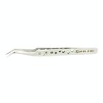 JIAFA JF-602 Pinzette a punta curva ad alta resistenza (argento)
