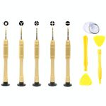 JF-8140 Kit di strumenti di riparazione per smontaggio dedicato per iPhone 10 in 1 in metallo + plastica