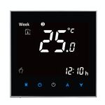 BHT-2001 3A Tipo di riscaldamento dell'acqua di carico Termostato di riscaldamento digitale LCD, visualizzazione dell'orologio / temperatura / tempo / settimana / calore ecc. (Nero)