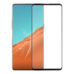 Obiettivo in vetro esterno a schermo frontale per ZTE NUBIA X NX616J (nero)