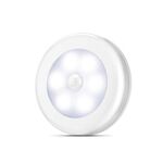 6 LED Home Wardrobe Smart Human Body Sensor Sensor Light, colore chiaro: luce bianca (bianco)
