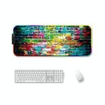 300x800x4mm F-01 Gomma Trasferimento termico RGB RGB Pad Mouse antiscivolo (mattone colorato)