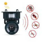 NY-2002 Solare Ultrasonic Mouse Repeller Animal Repeller Outdoor Impermeabile Uccellino (verde)