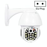 QX17 2 milioni di pixel WiFi Camera da sorveglianza ad alta definizione Fotocamera da dome da esterno, supporto visione notturna e rilevamento vocale a due vie e movimento a due vie (spina UE)
