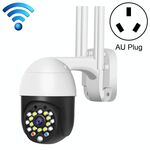 QX27 1080P WiFi Fotocamera per la sorveglianza ad alta definizione Fotocamera da dome da esterno, supporto visione notturna e rilevamento vocale a due vie e movimento del movimento (plug AU)