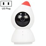 YT43 2 Million Pixels HD Wireless Home Interno Piccola fotocamera da equitazione rossa, supporto rilevamento movimento e visione notturna a infrarossi e scheda micro SD (spina USA)