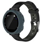 Custodia protettiva per orologio in silicone tinta unita per Garmin F235 / F750 (blu navy)