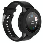 Custodia protettiva per orologio in silicone tinta unita per Garmin Fenix ​​5 (nero)
