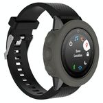 Custodia protettiva per orologio in silicone tinta unita per Garmin Fenix ​​5 (grigio)