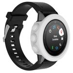 Custodia protettiva per orologio in silicone tinta unita per Garmin Fenix ​​5 (bianco)