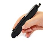 PR-08 2.4G Mouse intelligente wireless innovativo in stile penna, supporto per Windows 8/7 / Vista / XP / 2000 / Android / Linux / Mac OS. , Distanza effettiva: 10 m (nero)