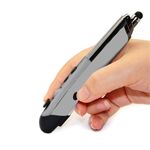 PR-08 2.4G Mouse intelligente wireless innovativo in stile penna, supporto per Windows 8/7 / Vista / XP / 2000 / Android / Linux / Mac OS. , Distanza effettiva: 10 m (grigio)