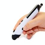 PR-08 2.4G Mouse intelligente wireless innovativo in stile penna, supporto per Windows 8/7 / Vista / XP / 2000 / Android / Linux / Mac OS. , Distanza effettiva: 10 m (bianco)