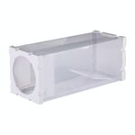 Porta Humane Animal Live Cage, Rat, Mouse e altri piccoli roditori Materiale PP Gabbia trasparente Trappola