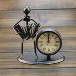 Creativo ferro acciaio inossidabile piccola sveglia Retro orologi personalizzati e orologi Regali boutique