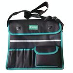 01 Tipo Multi-funzione Tela di canapa Ispessimento Elettricista Borsa da cintura Strumenti di manutenzione Borsa a tracolla Comoda borsa degli attrezzi