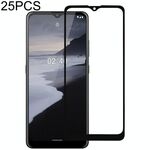 Per Nokia 2,4 25 PCS Pellicola intera a colla copertura integrale Proteggi schermo in vetro temperato