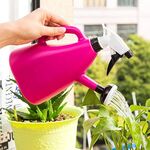 Flacone spray per irrigazione a pressione a mano per irrigazione a doppio uso da giardinaggio grande, capacità: 0,6 litri, consegna a colori casuali