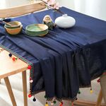 Tovaglia in cotone con nappe colorate in stile etnico europeo di nuova moda